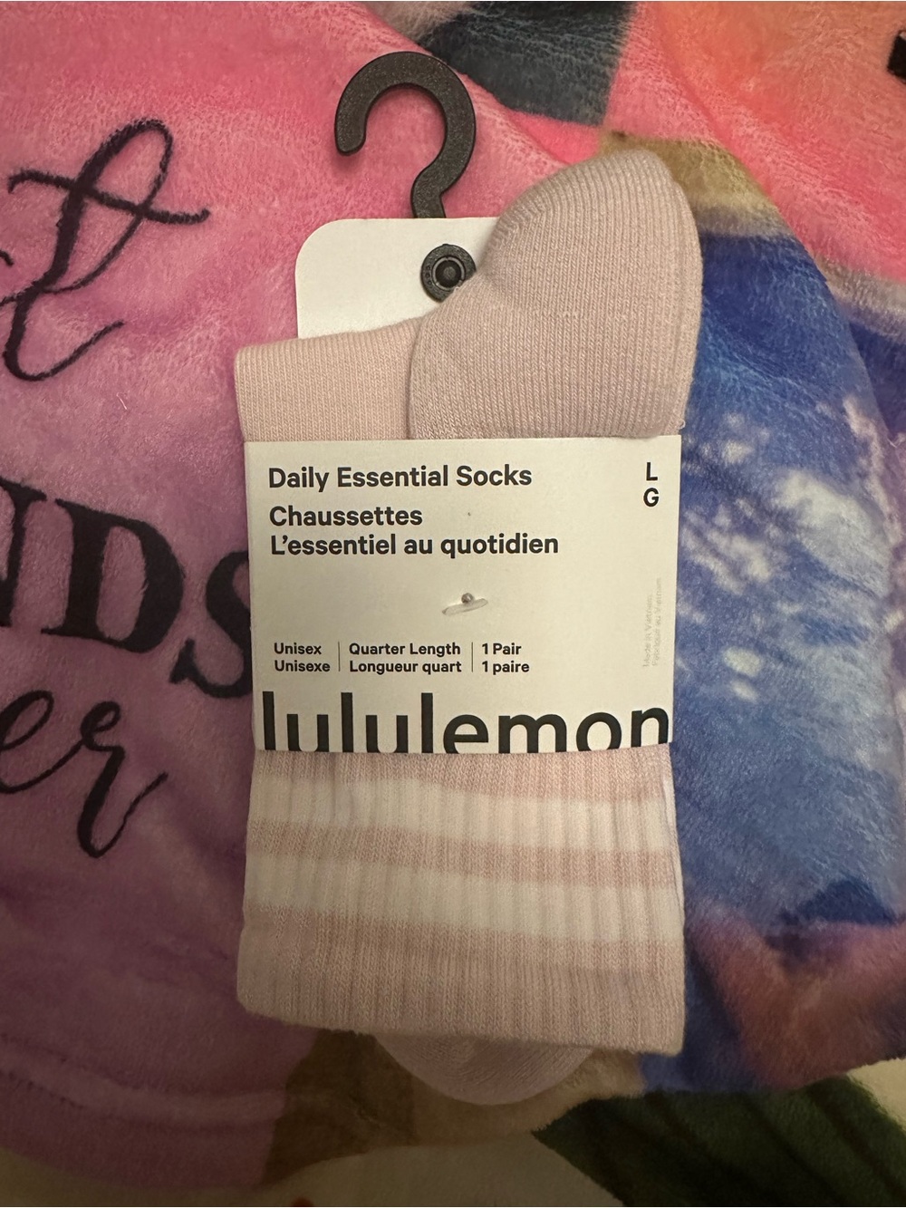 lululemon athletica Daily Essential Quarter Socks - Light Pink